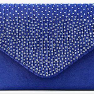 Royal Blue Clutch (Shoulder and Crossbody) Brand New